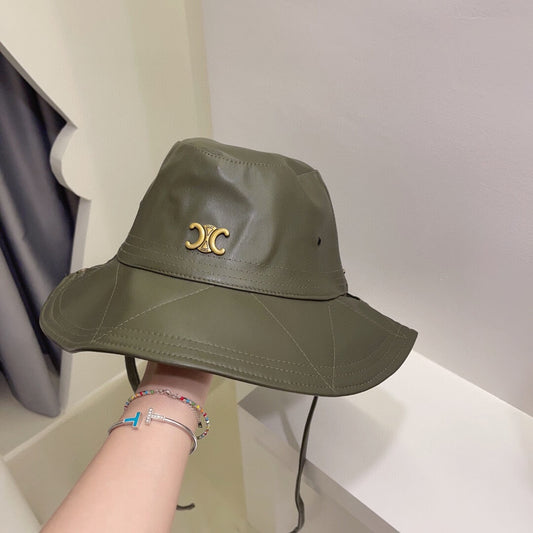 celine arc de triomphe fashion versatile leather hat fashion mz13168a30
