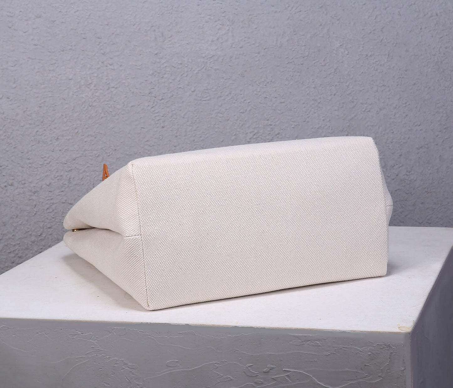 celine canvas tote bag white brown