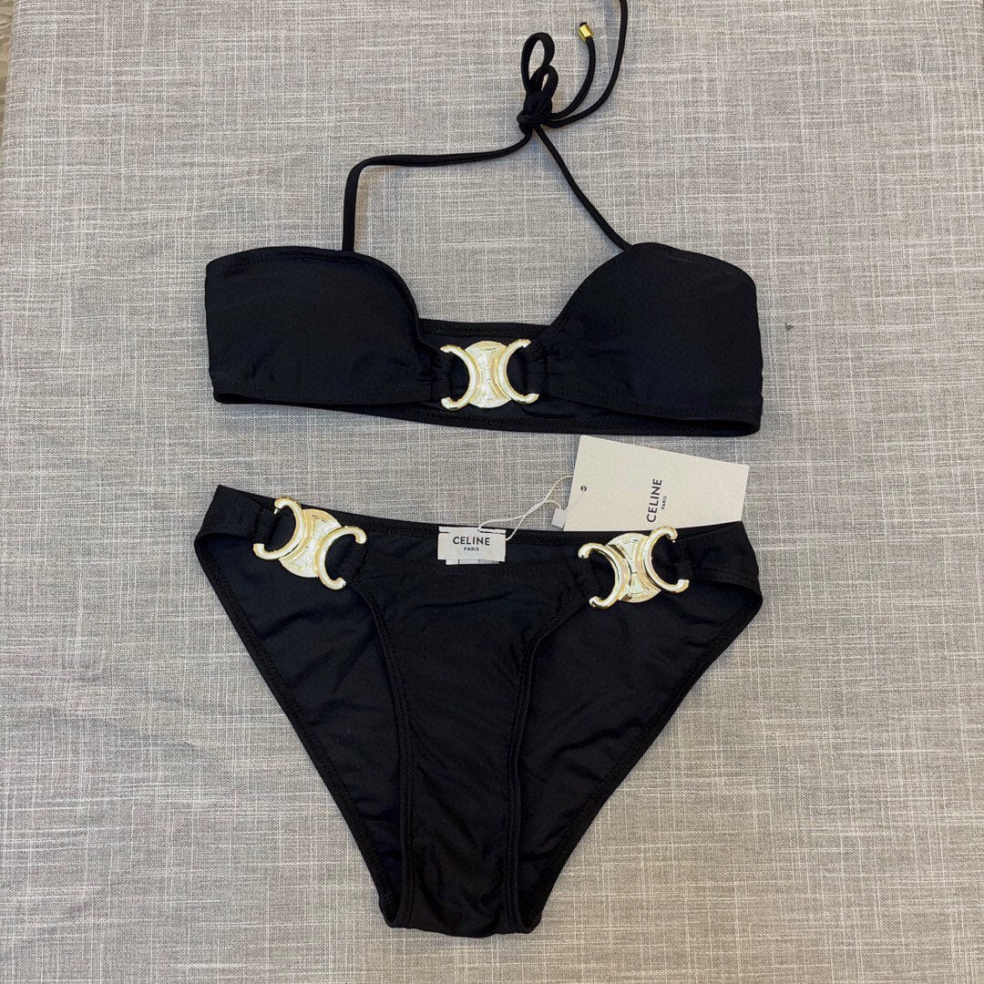 celines new spicy girl three point split pure sexy bikini nya2