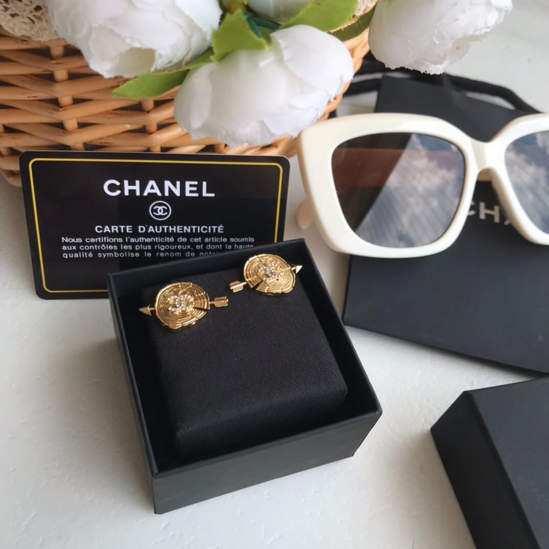 chanel double c love arrow versatile earrings personalized eh13168a12