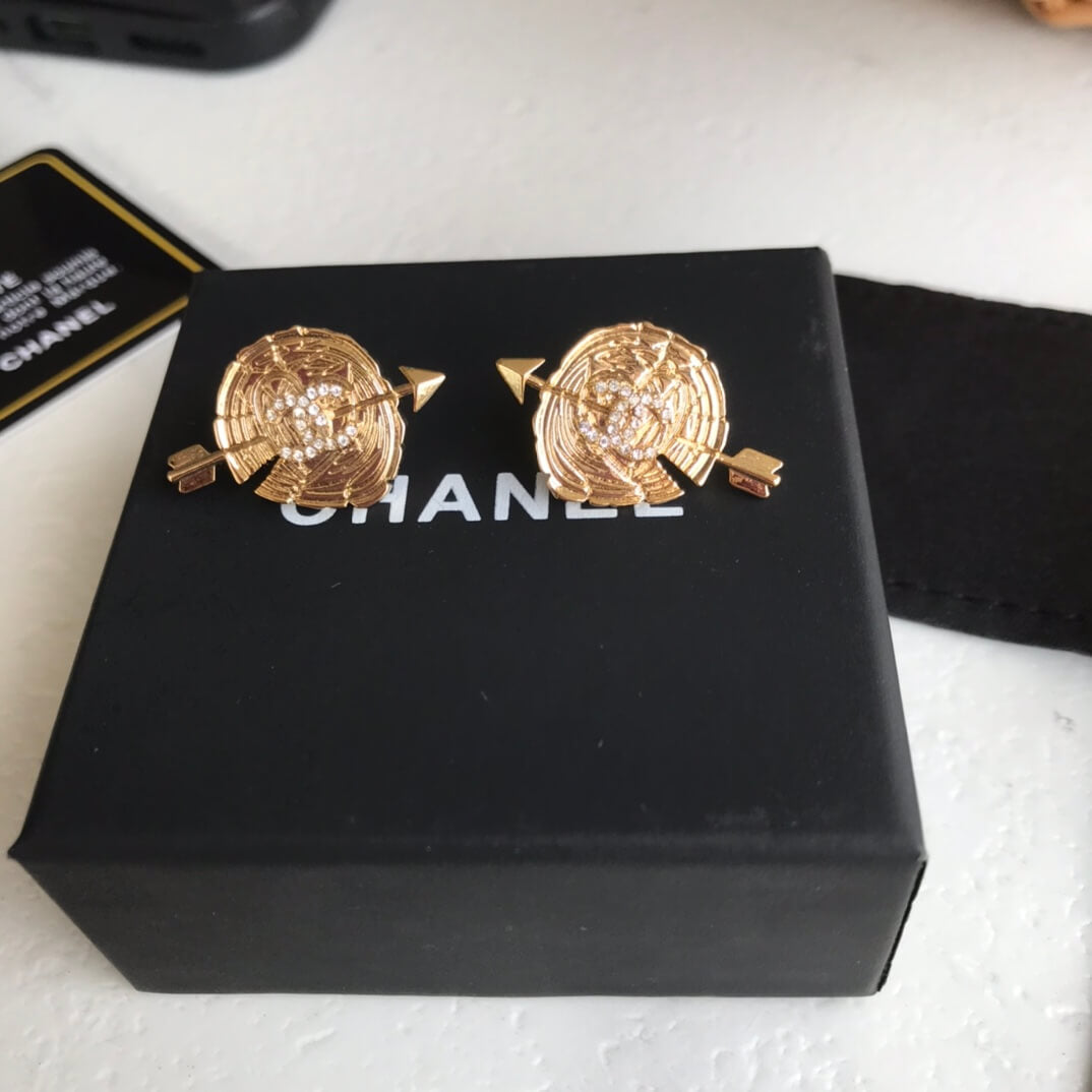 chanel double c love arrow versatile earrings personalized eh13168a12