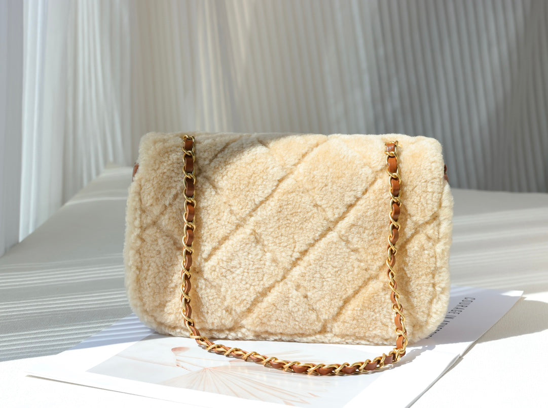 Chanel 24K CF Series Teddy Bear shoulder bag YL102495 Brown