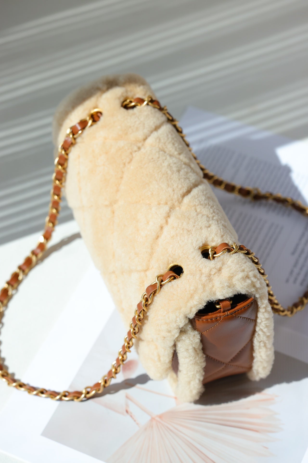 Chanel 24K CF Series Teddy Bear shoulder bag YL102495 Brown