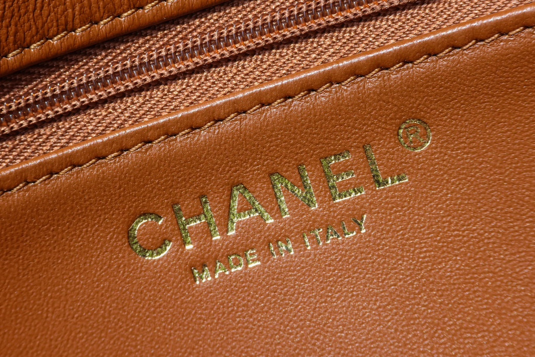 Chanel 24K CF Series Teddy Bear shoulder bag YL102495 Brown