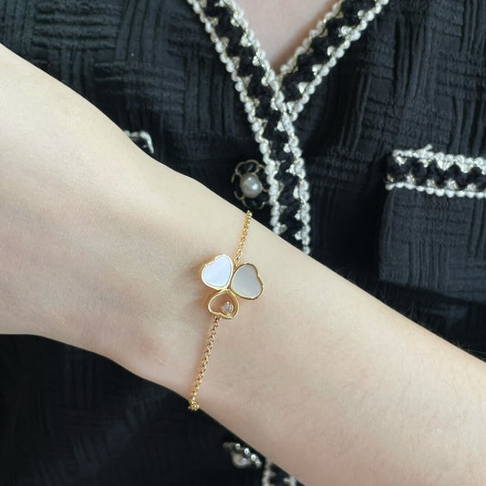 chopin three heart beimu fashion versatile style bracelet sl13168a3