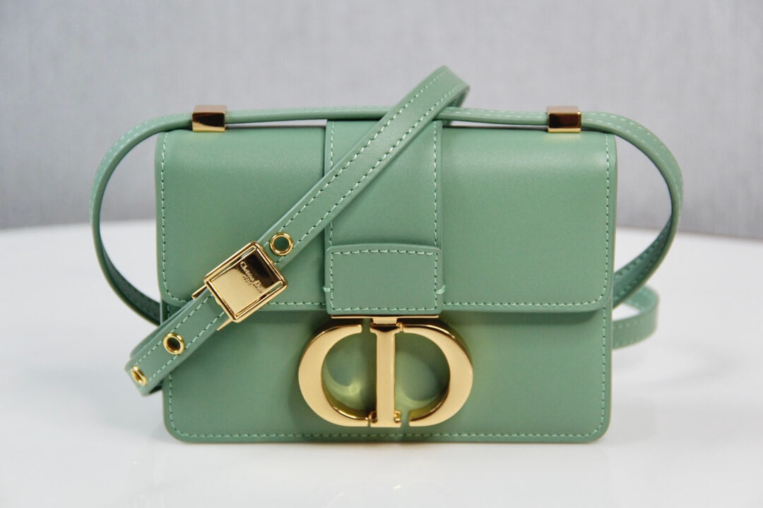 d9006 mini montaigne shoulder bag cross body bags green cowhide real leather