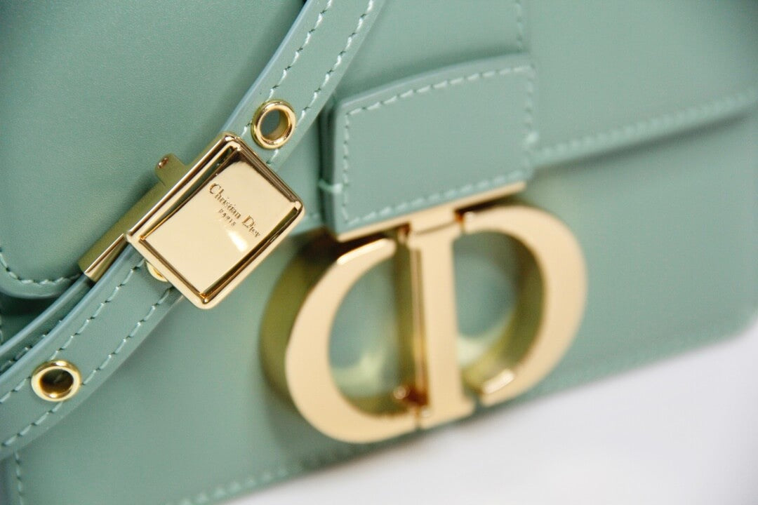 d9006 mini montaigne shoulder bag cross body bags green cowhide real leather