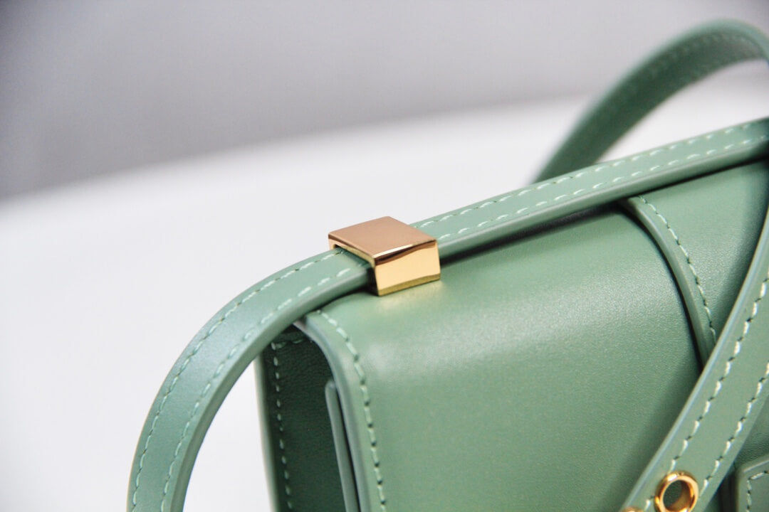 d9006 mini montaigne shoulder bag cross body bags green cowhide real leather