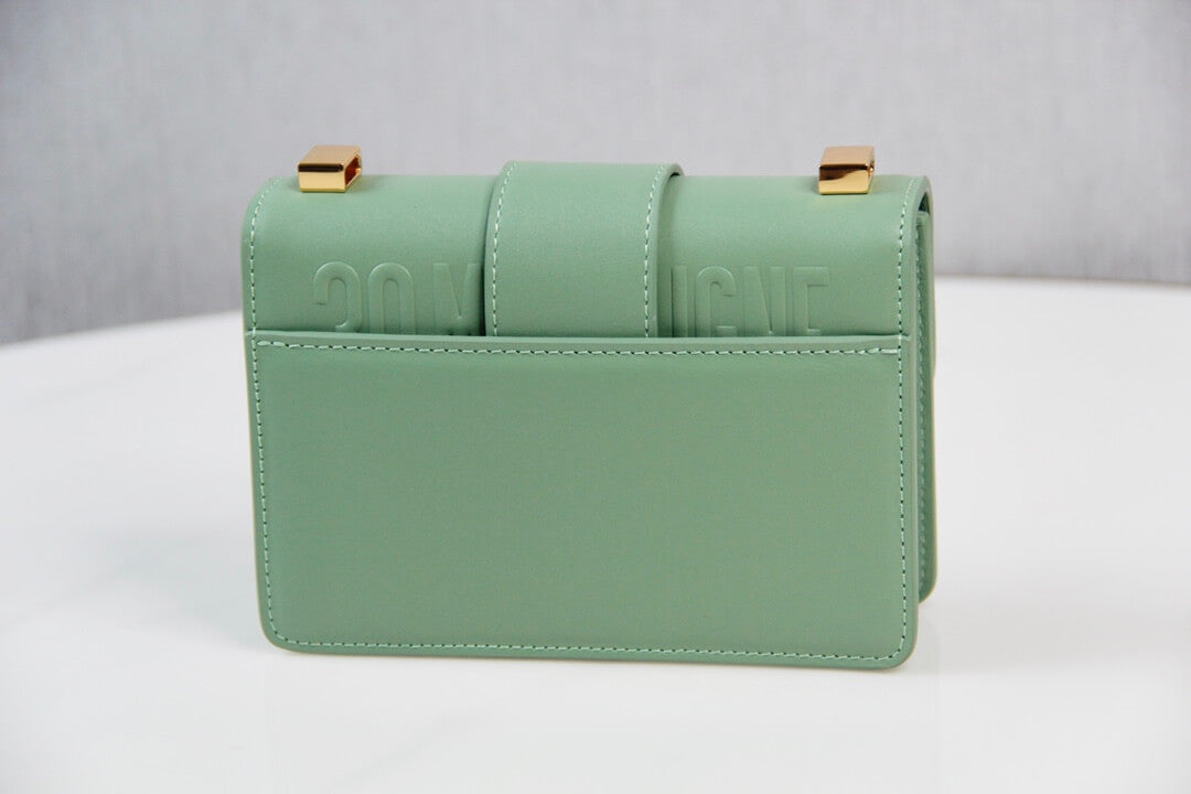 d9006 mini montaigne shoulder bag cross body bags green cowhide real leather