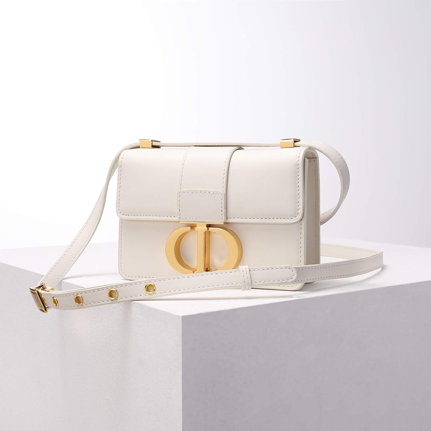 d9006 mini montaigne shoulder bag cross body bags milk white cowhide real leather