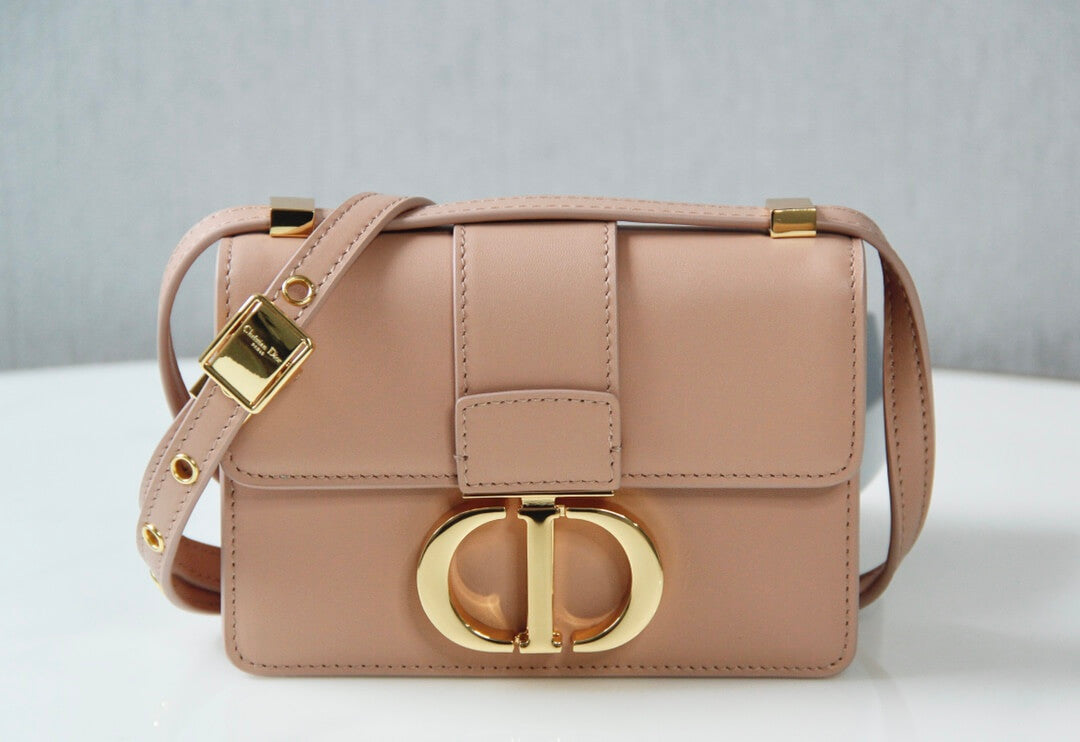 d0906 mini montaigne shoulder bag cross body bags pink cowhide real leather
