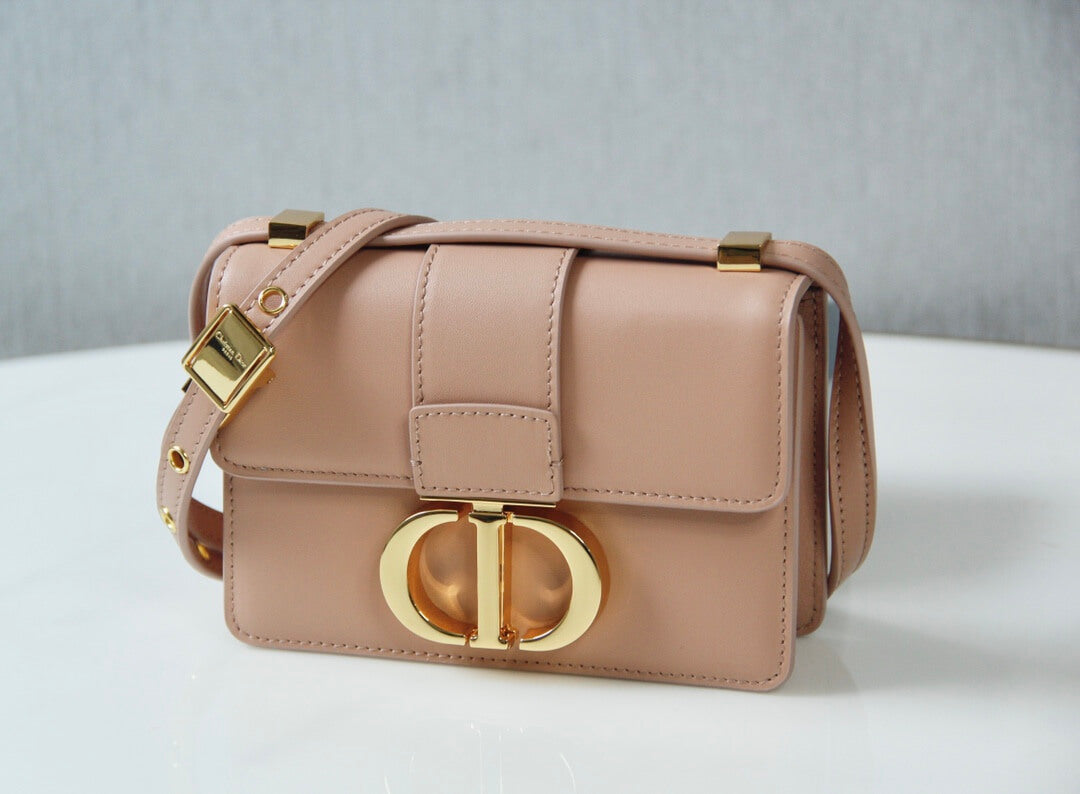 d0906 mini montaigne shoulder bag cross body bags pink cowhide real leather