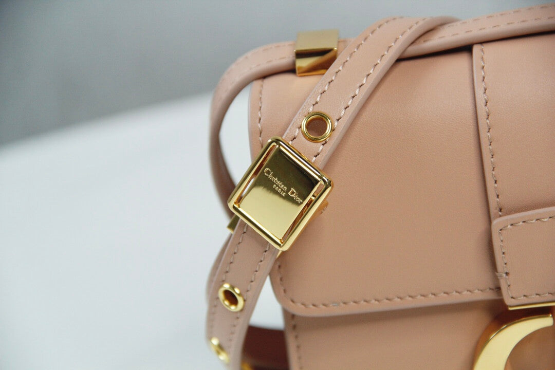 d0906 mini montaigne shoulder bag cross body bags pink cowhide real leather
