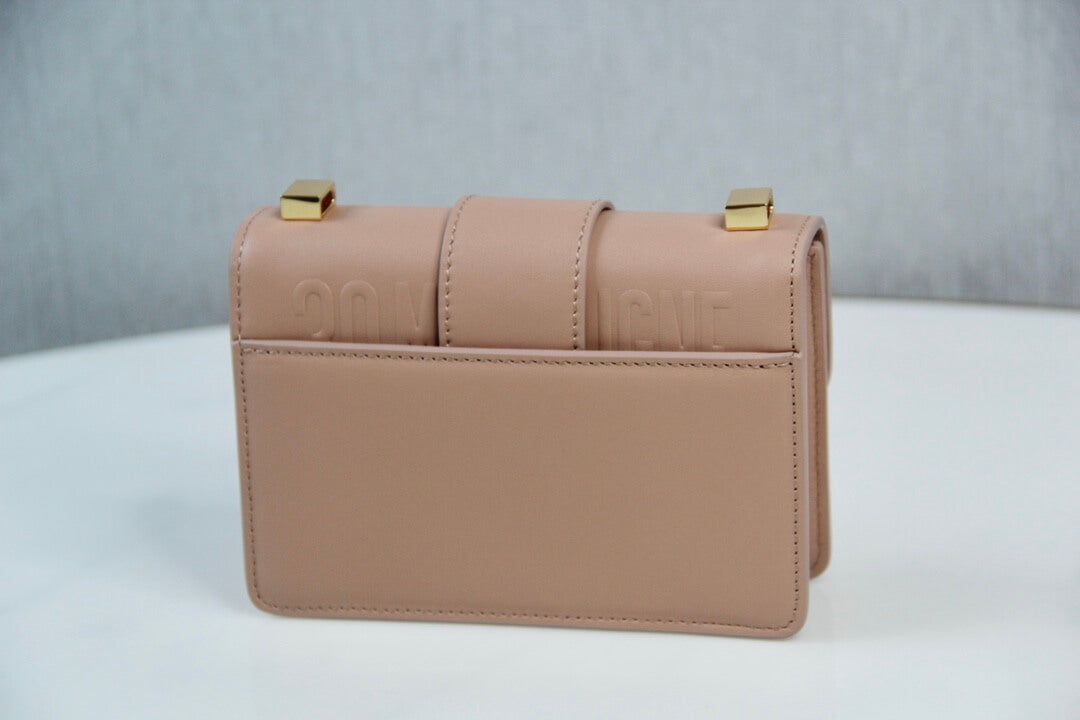 d0906 mini montaigne shoulder bag cross body bags pink cowhide real leather