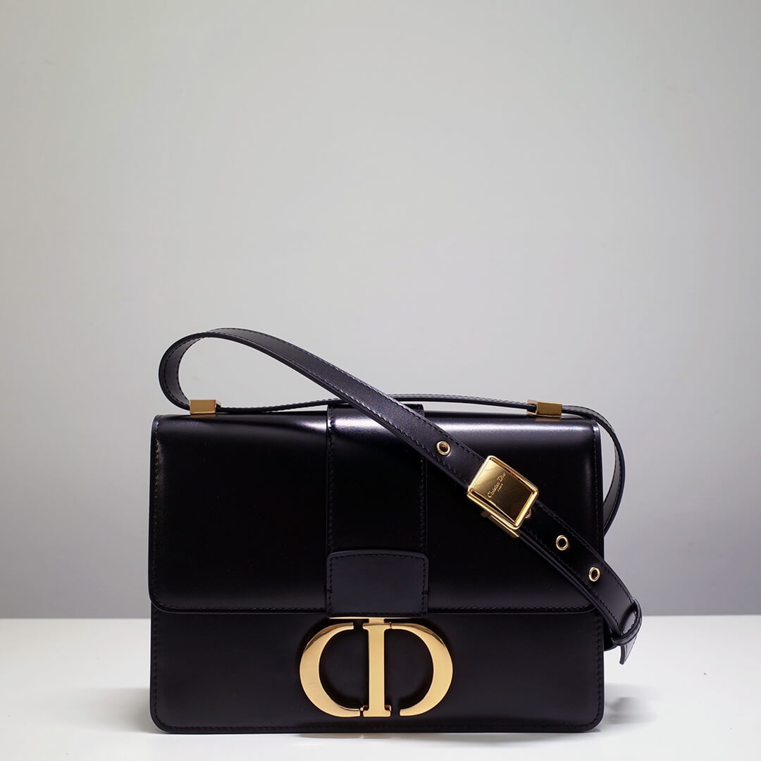 d9006 mini montaigne shoulder bag cross body bags black cowhide real leather