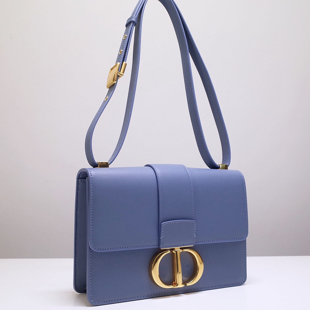 d9006 30 montaigne shoulder bag cross body bags blue 2 cowhide real leather 24cm