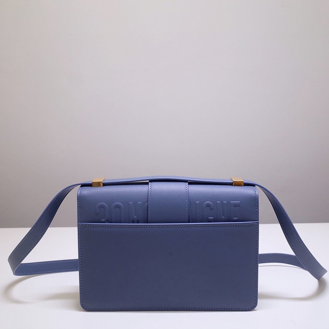 d9006 30 montaigne shoulder bag cross body bags blue 2 cowhide real leather 24cm