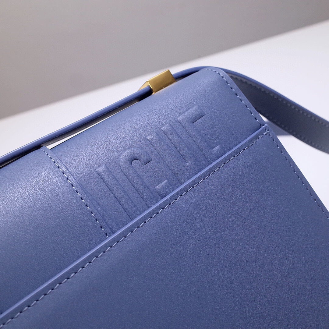d9006 30 montaigne shoulder bag cross body bags blue 2 cowhide real leather 24cm