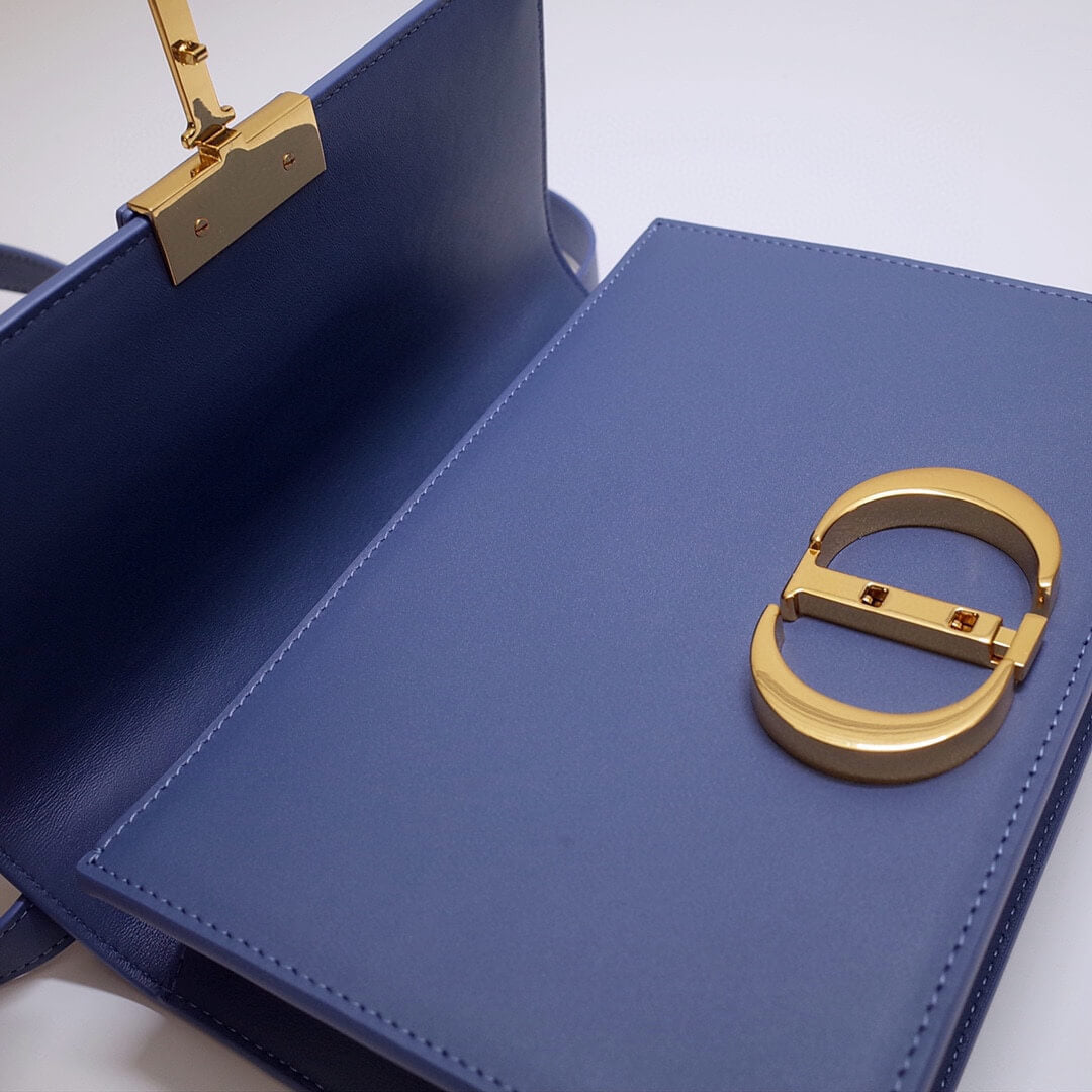 d9006 30 montaigne shoulder bag cross body bags blue 2 cowhide real leather 24cm