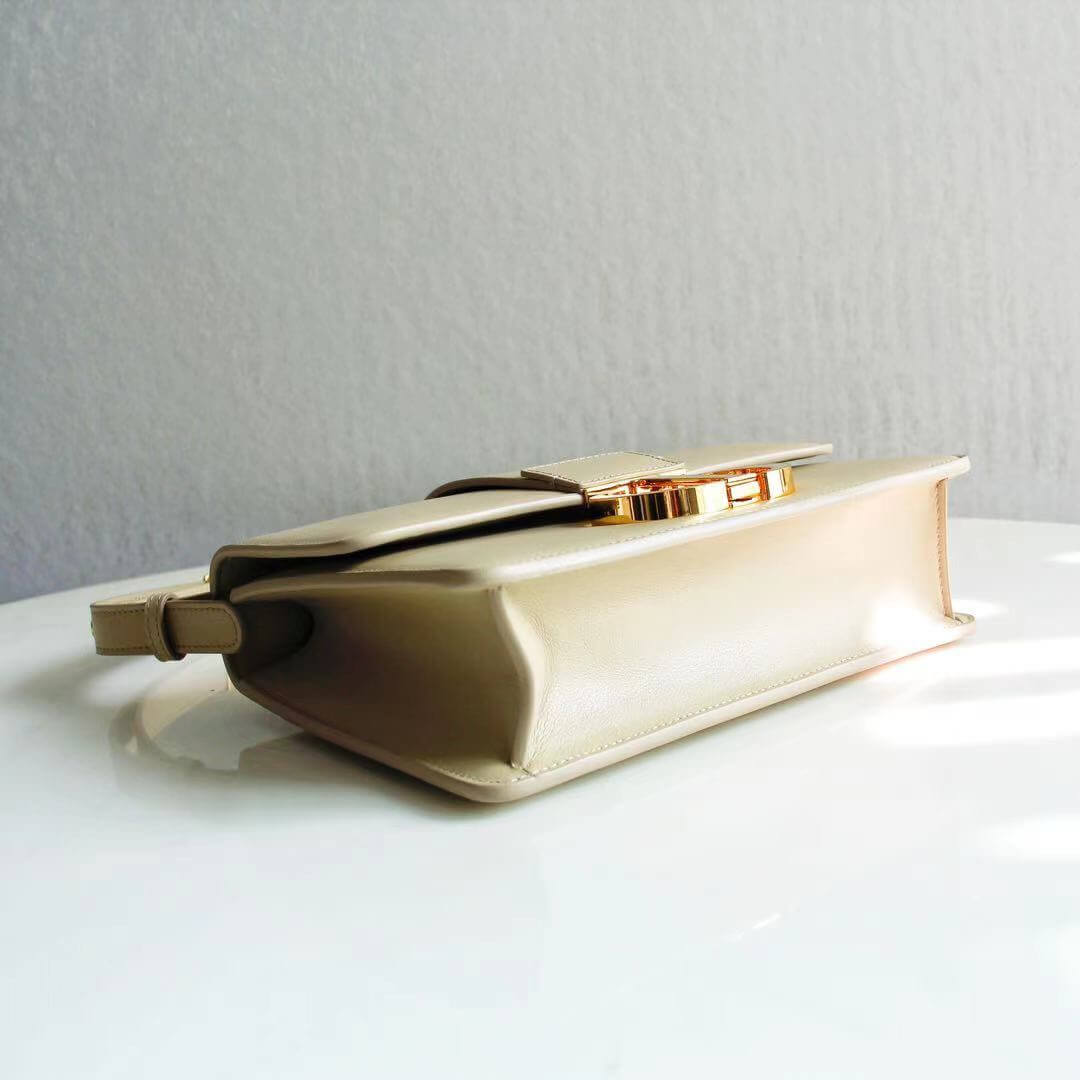 d9006 30 montaigne shoulder bag cross body bags dirty white cowhide real leather 24cm