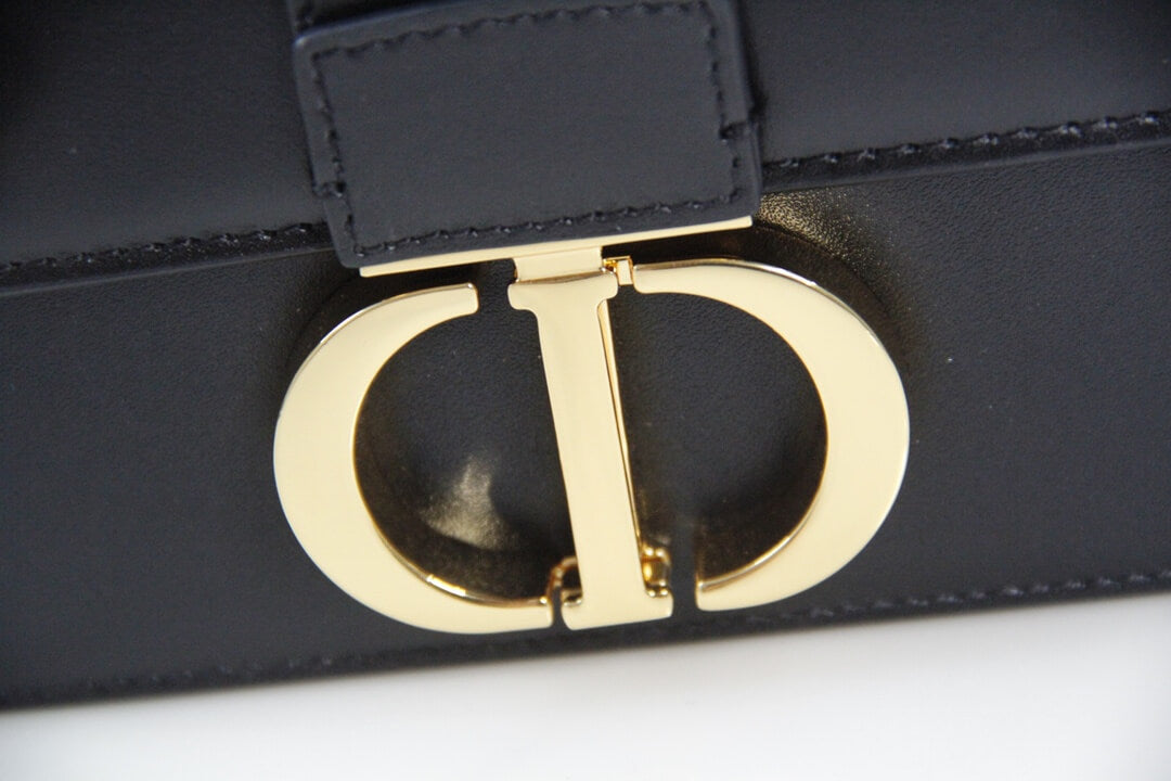 d9006 mini montaigne shoulder bag cross body bags black cowhide real leather