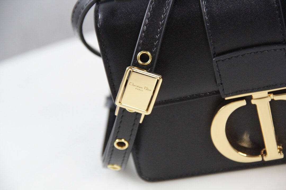 d9006 mini montaigne shoulder bag cross body bags black cowhide real leather