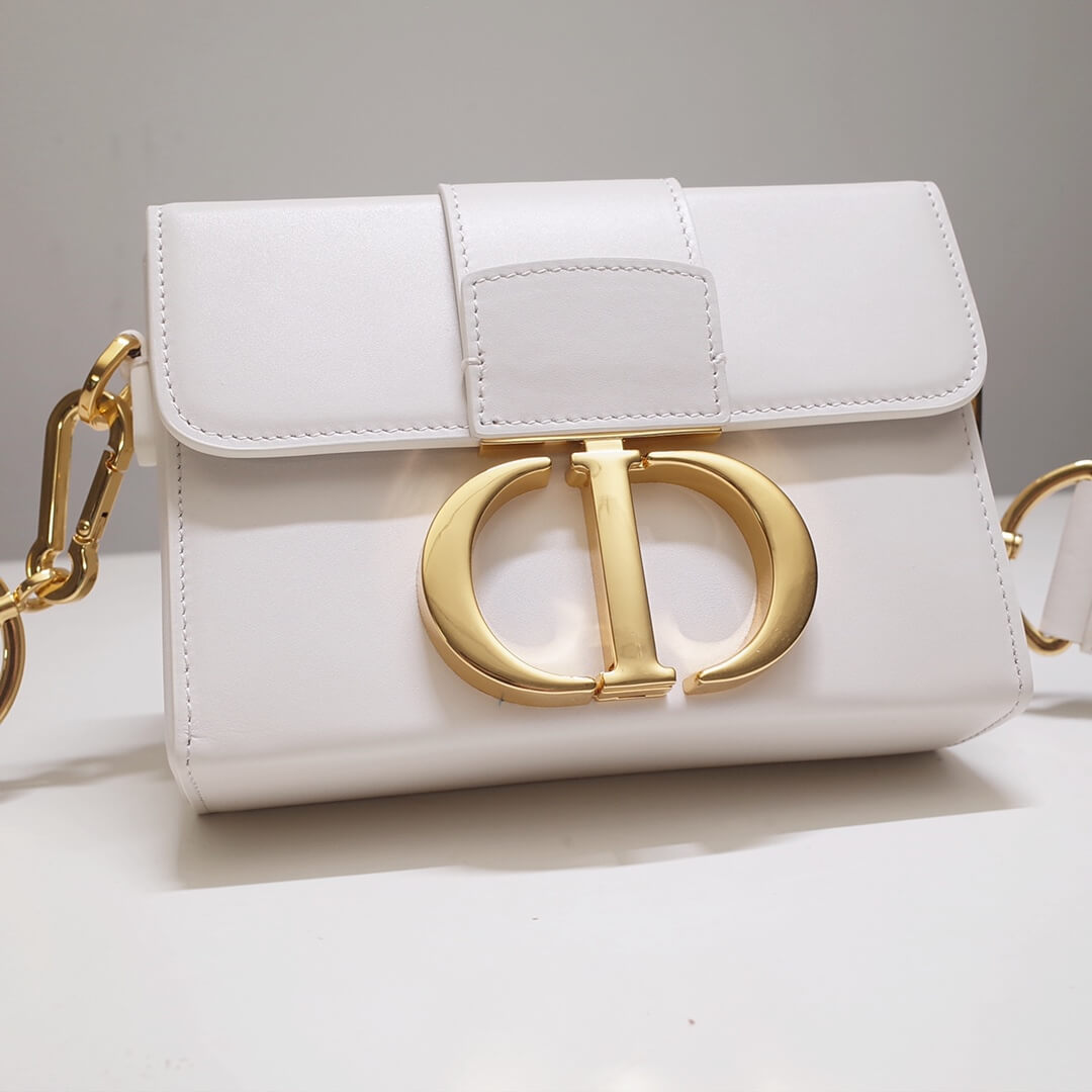 d9008s minibox oblique 30 montaigne shoulder bag cross body bags pearl white