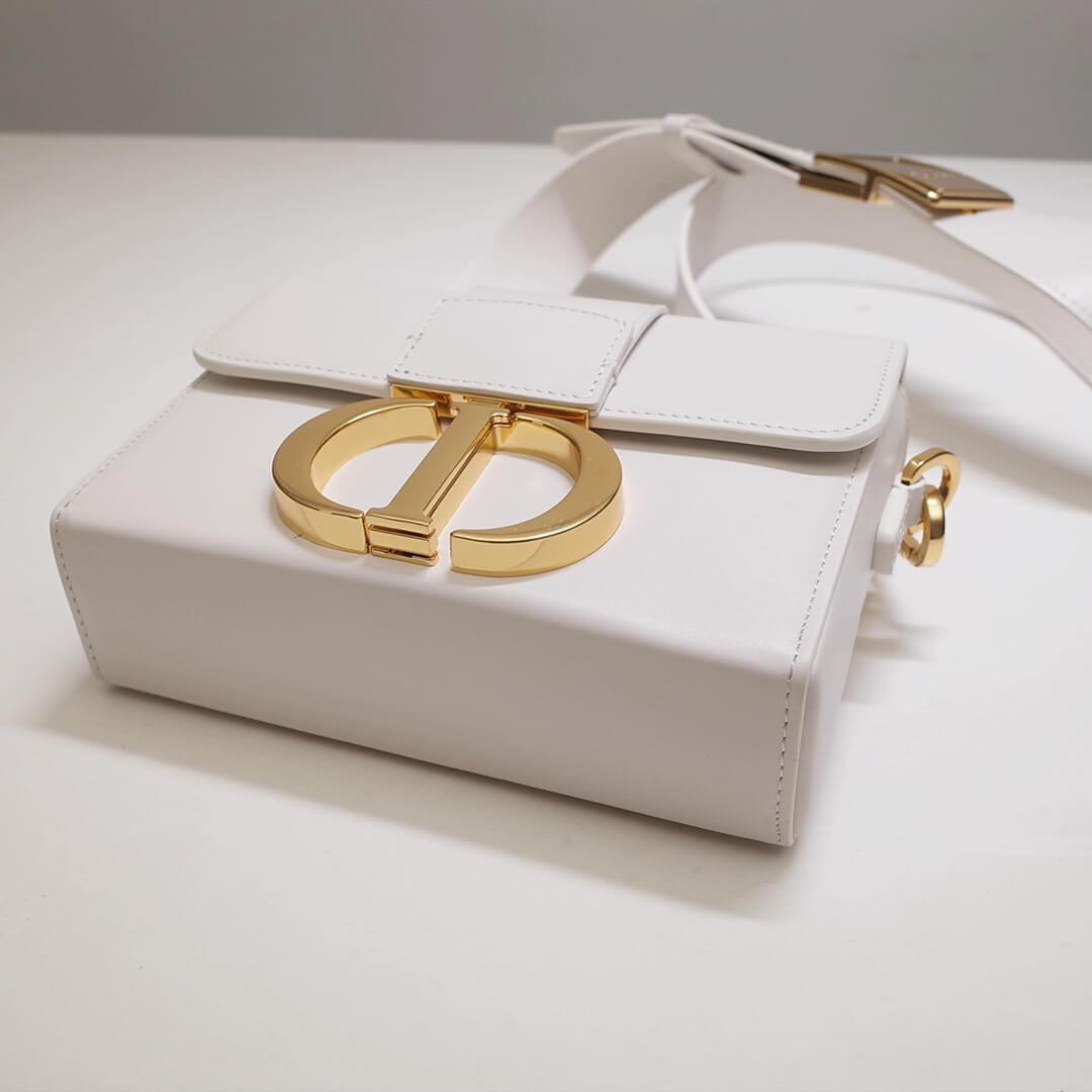 d9008s minibox oblique 30 montaigne shoulder bag cross body bags pearl white
