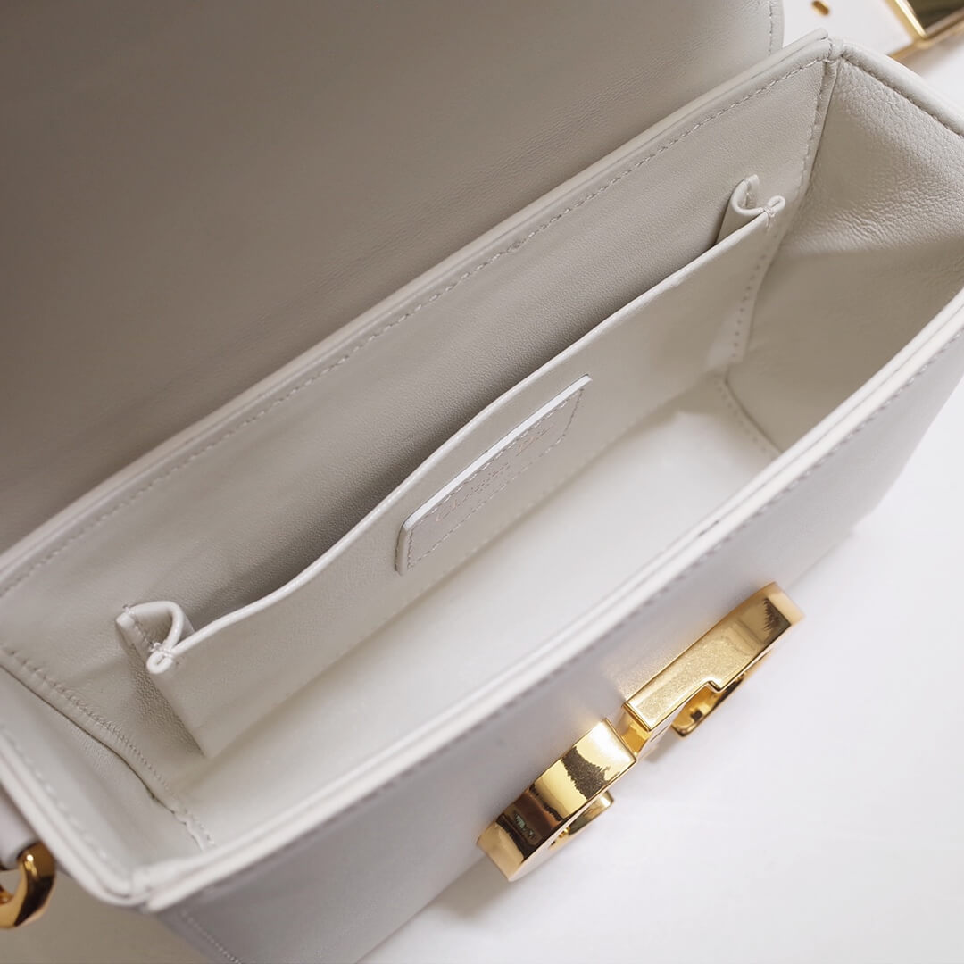 d9008s minibox oblique 30 montaigne shoulder bag cross body bags pearl white