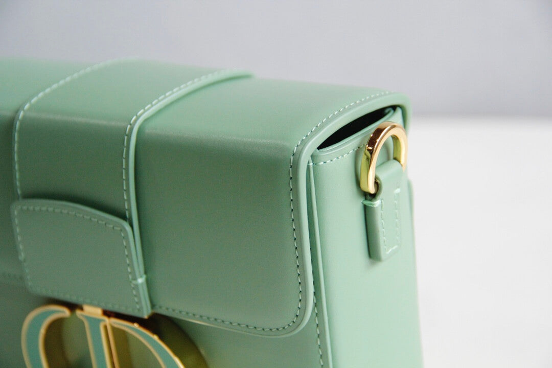 d9008s minibox oblique 30 montaigne shoulder bag cross body bags green
