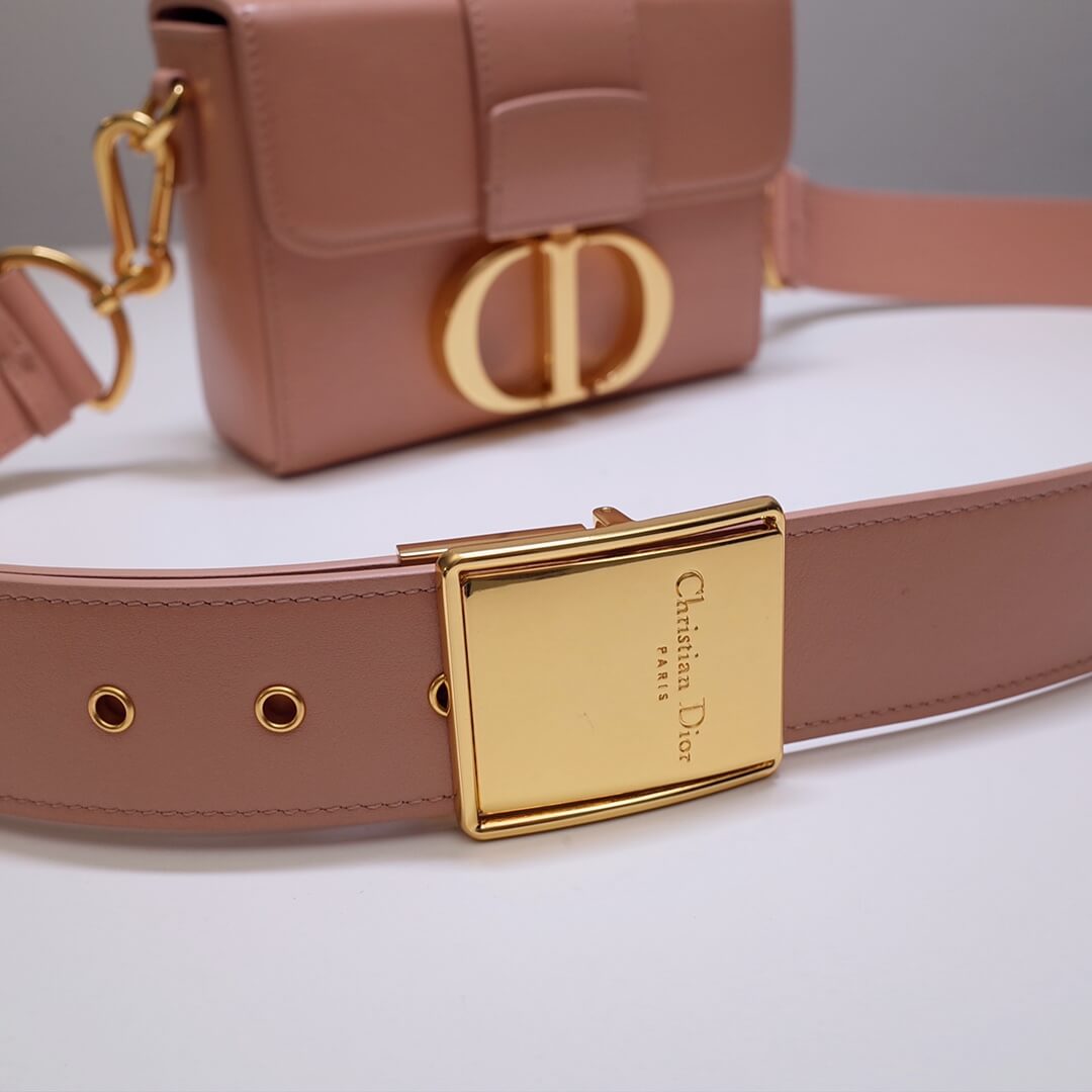 d9008s minibox oblique 30 montaigne shoulder bag cross body pink