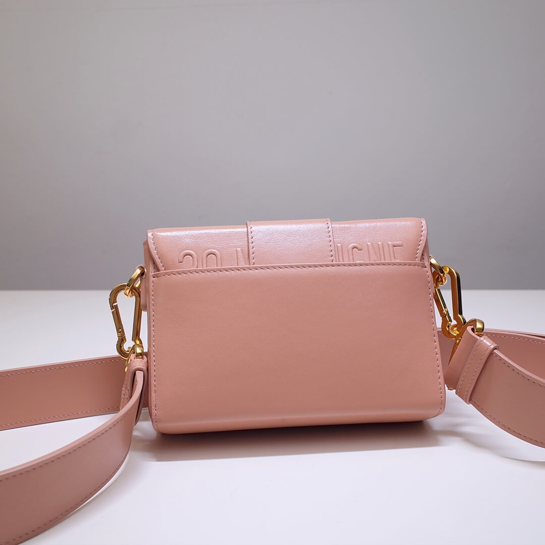 d9008s minibox oblique 30 montaigne shoulder bag cross body pink