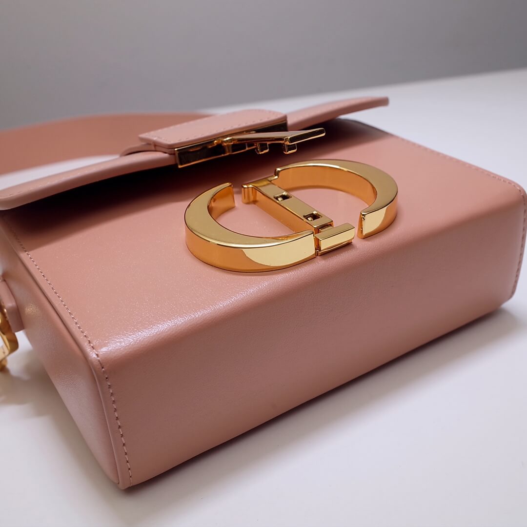 d9008s minibox oblique 30 montaigne shoulder bag cross body pink