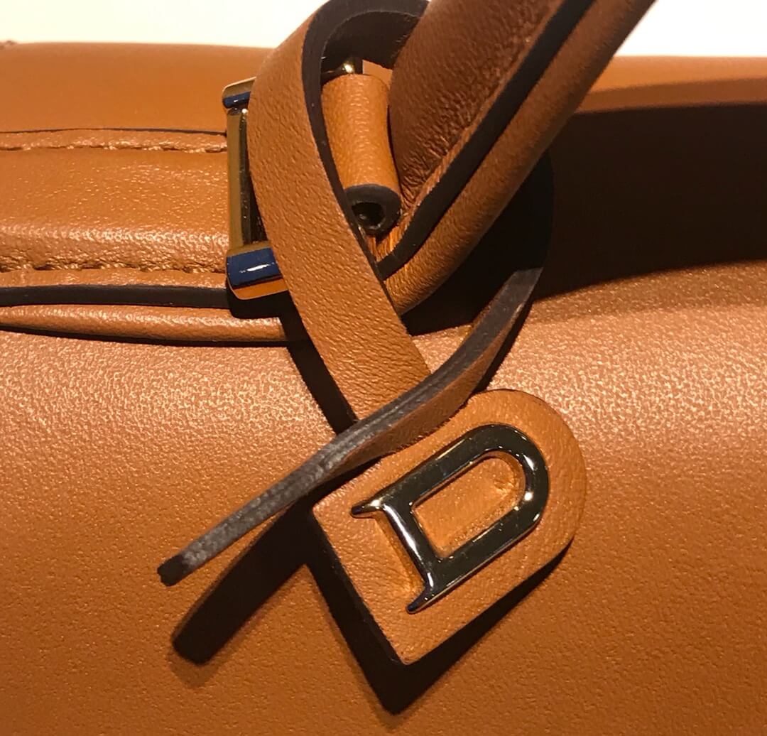 de 03125080 brown handbag swift leather cowhide