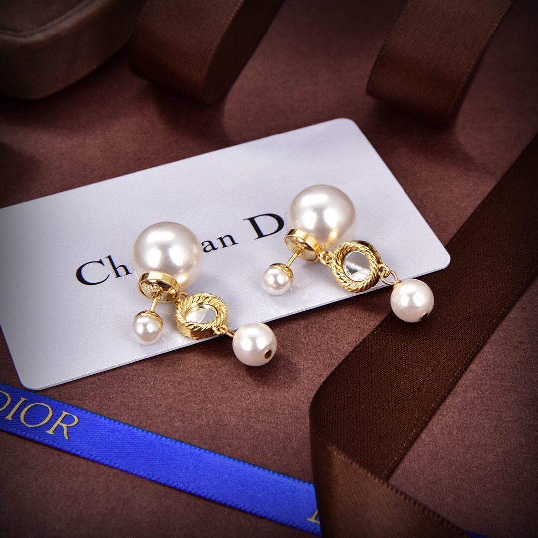 dior 2023 new fashion elegant letter french earrings eh13168a14
