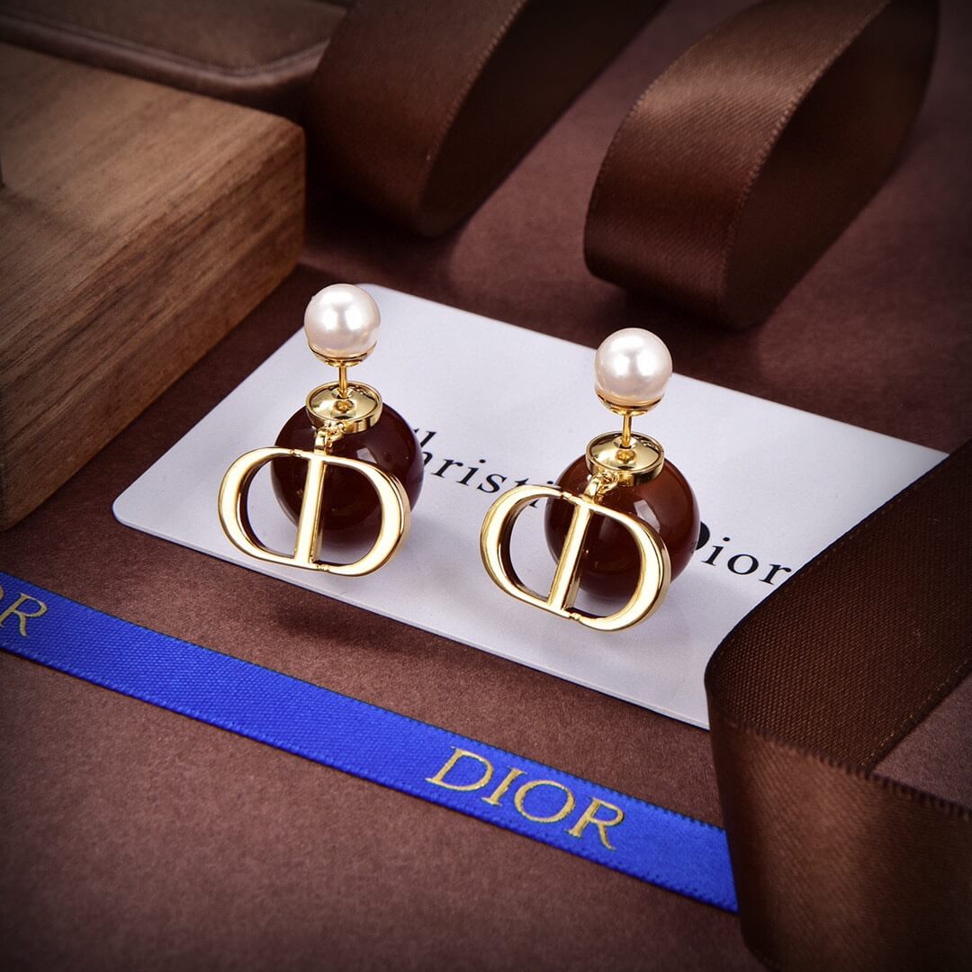 dior 2023 new fashion popular letter earrings tide eh13168a20
