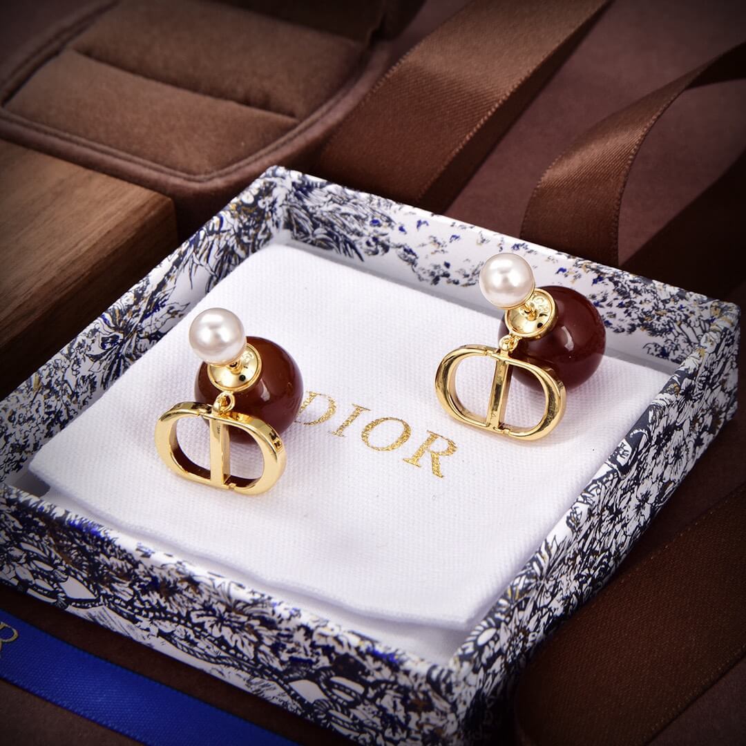 dior 2023 new fashion popular letter earrings tide eh13168a20