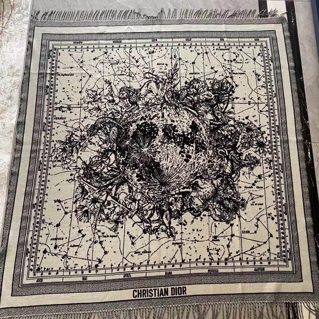 dior fashion versatile premium light luxury scarf shawl pja1