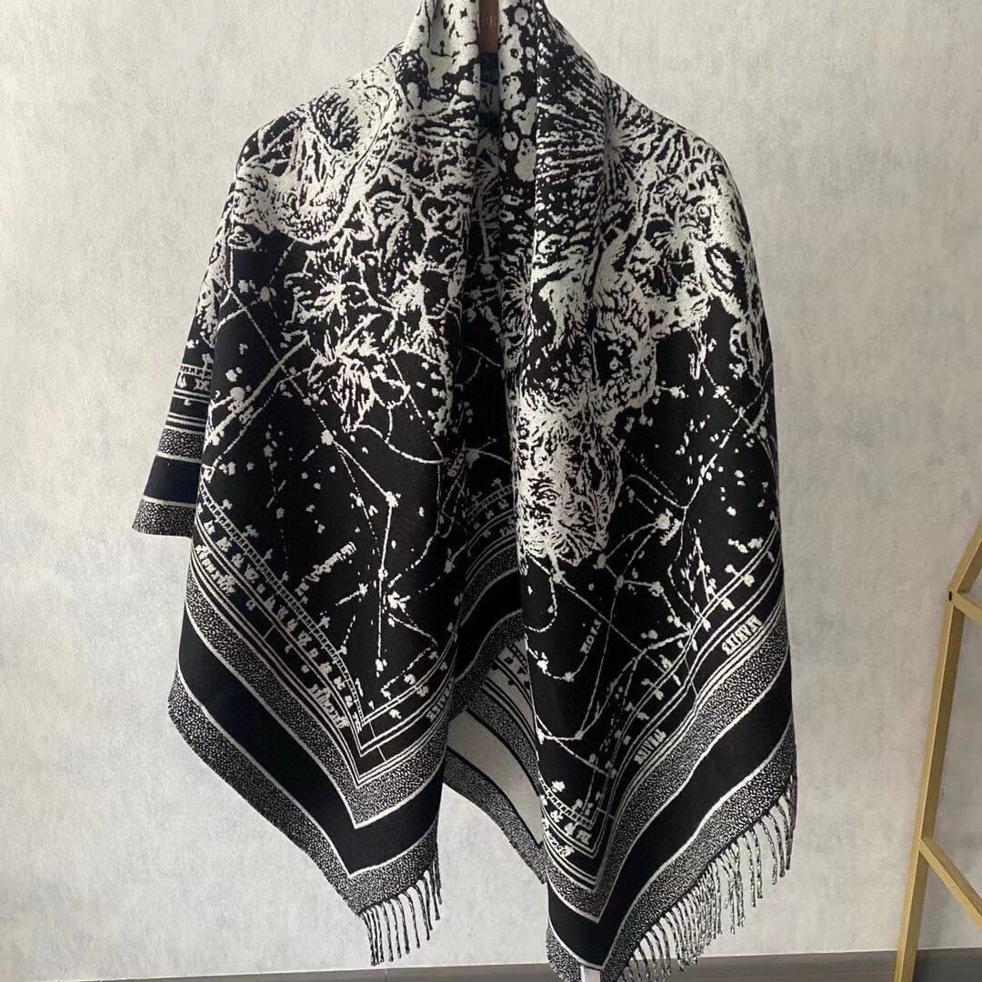 dior fashion versatile premium light luxury scarf shawl pja1