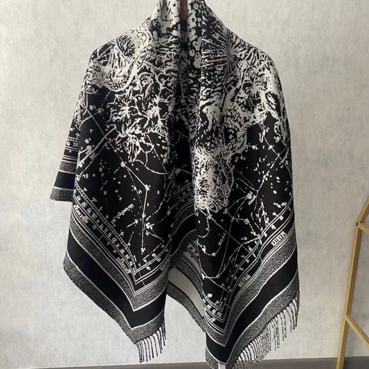 dior fashion versatile premium light luxury scarf shawl pja1
