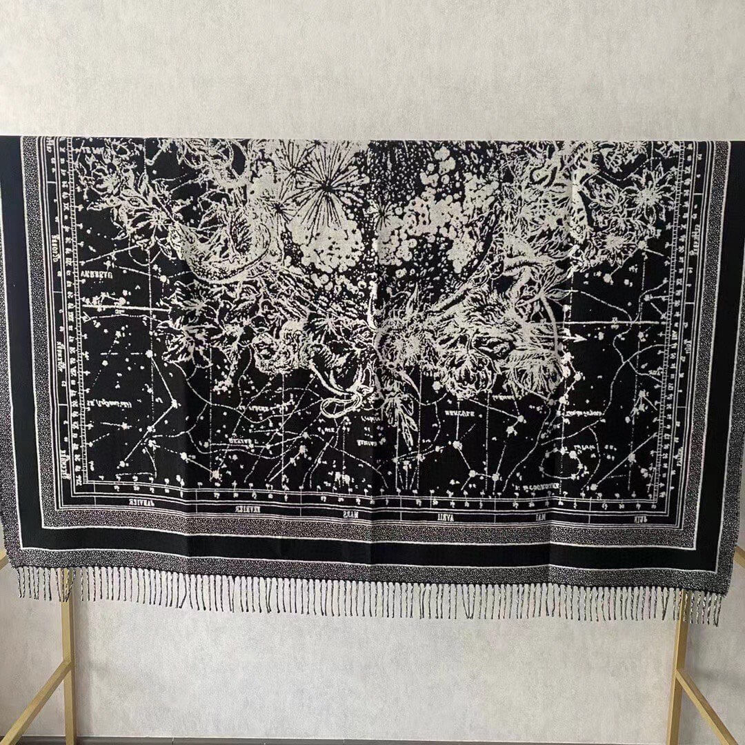 dior fashion versatile premium light luxury scarf shawl pja1