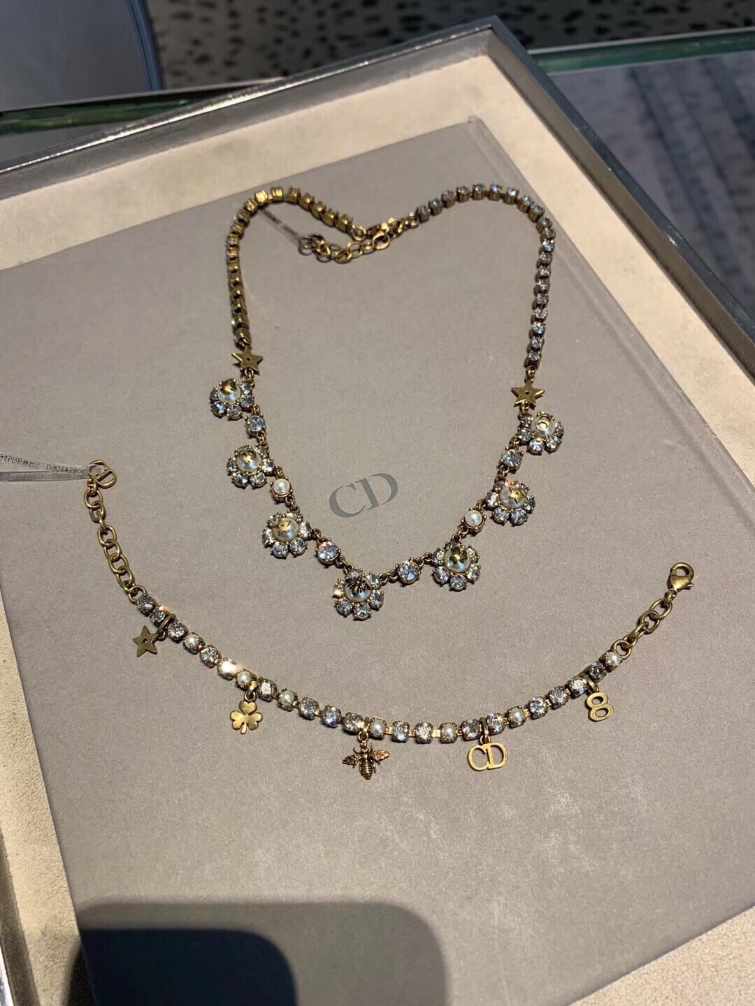 dior new fashion light luxury versatile bracelet ins sl13168a7