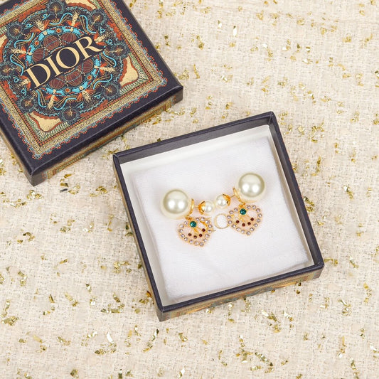 dior versatile love size pearl earstuds eh13168a37