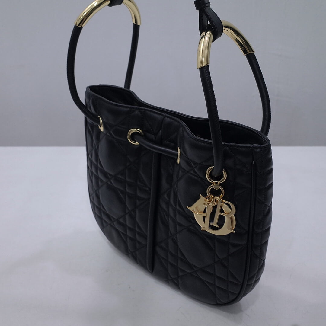 dior nolita leather shoulder bag 2312 black