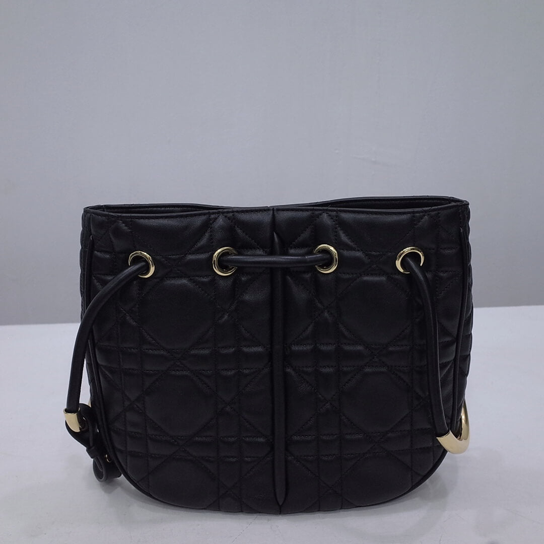 dior nolita leather shoulder bag 2312 black