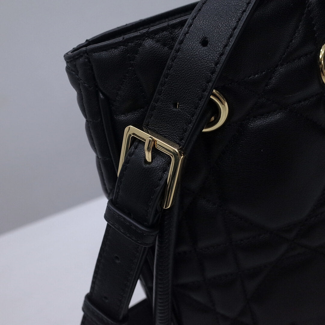 dior nolita leather shoulder bag 2312 black