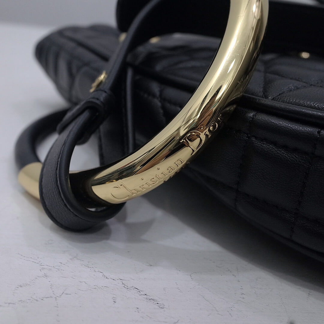 dior nolita leather shoulder bag 2312 black