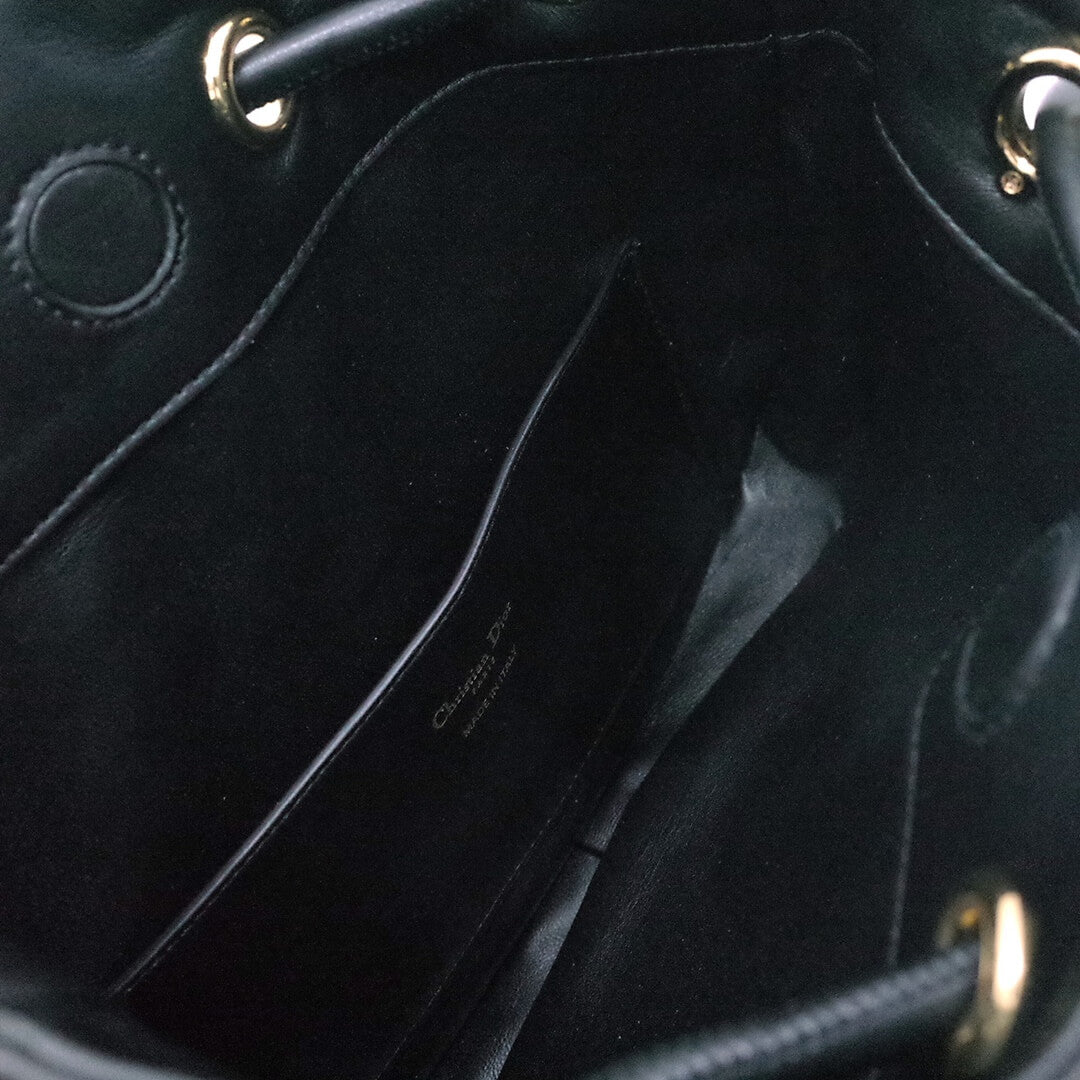 dior nolita leather shoulder bag 2312 black