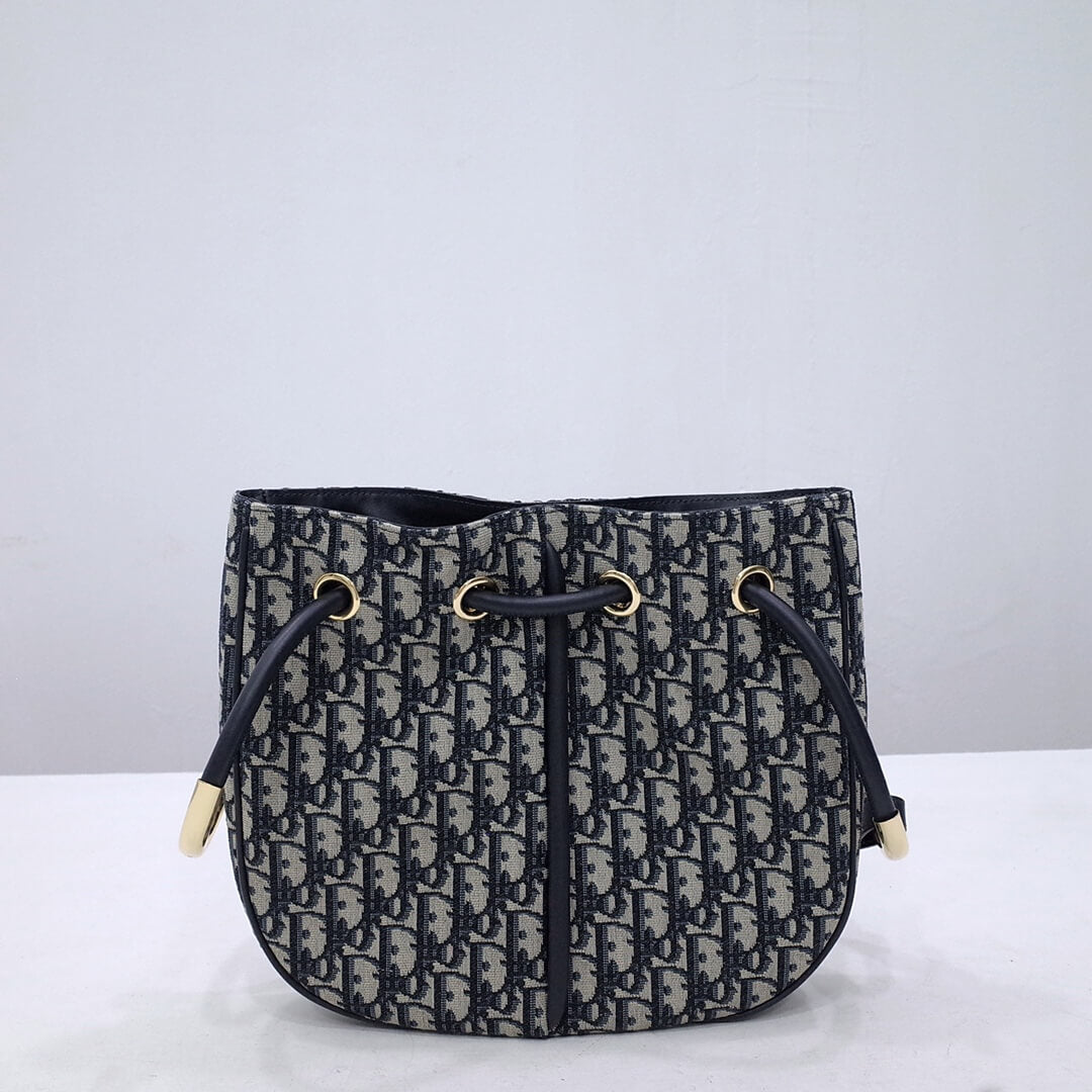 dior nolita leather shoulder bag 2312 black monogram