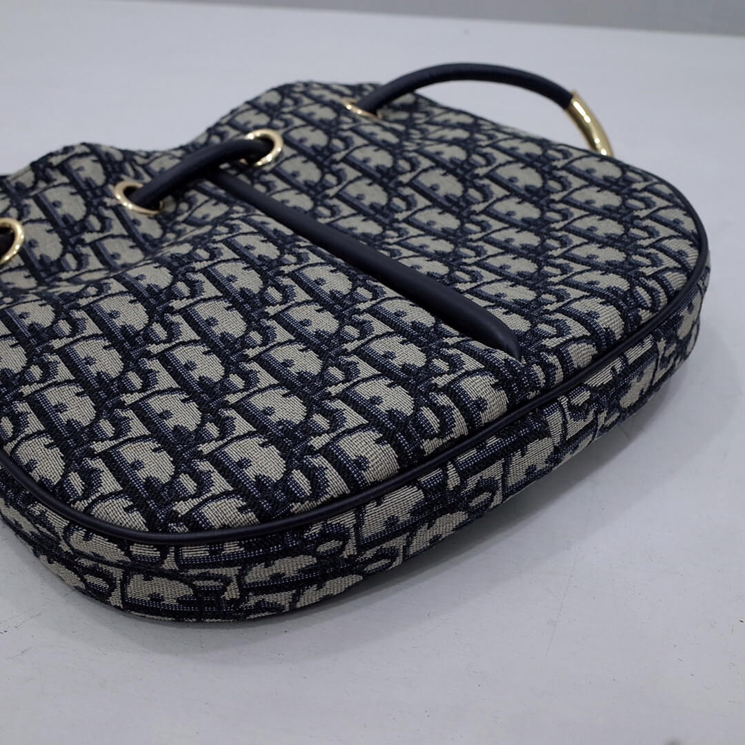 dior nolita leather shoulder bag 2312 black monogram